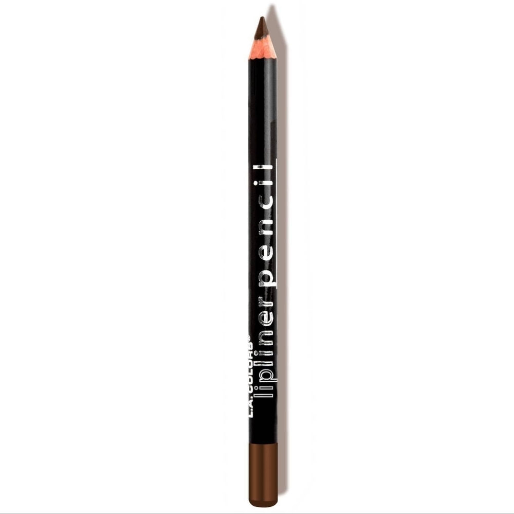 2 x LA COLORS Lip Liner Pencil  Deepest Brown CP521